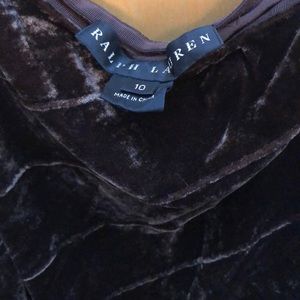 Ralph Lauren crushed velvet skirt